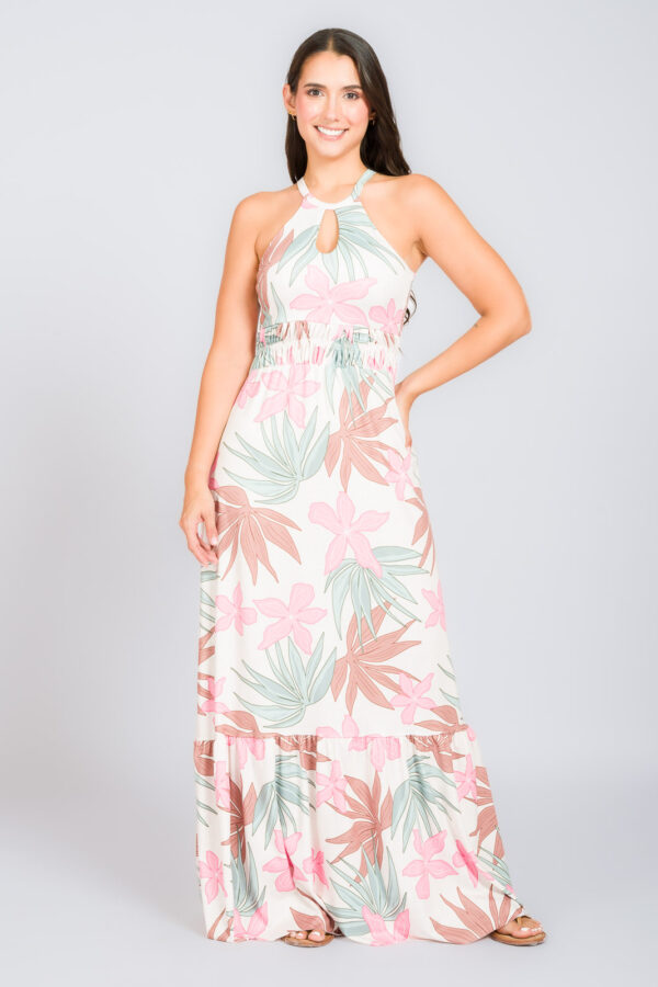 kolor-3580.jpg Vestido Largo Estampado Para Mujer
